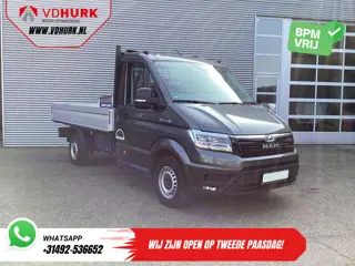MAN TGE 2.0 DSG Aut. Open Laadbak 340x204x40/ Facelift/ LED/ Virtual Cockpit/ Carplay/ Pick Up/ Came
