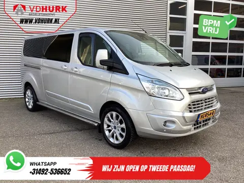 Ford Transit Custom 2.2 TDCI 155 pk L2 DC Dubbel Cabine EXPORT 2x Schuifdeur/ 2.4t Trekverm./ Stoelv
