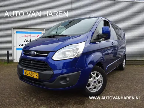 Ford Transit Custom 290 2.2 TDCI L2H1 DUBBEL CABINE TREKHAAK LEDER