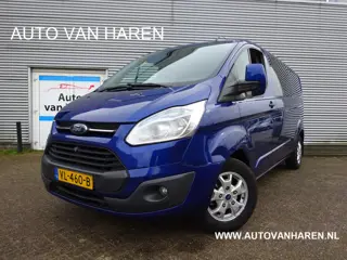 Ford Transit Custom 290 2.2 TDCI L2H1 DUBBEL CABINE TREKHAAK LEDER
