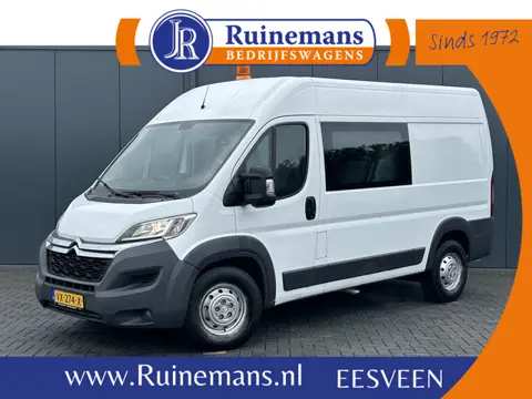 Citroën Jumper 35 2.2 HDI 131 PK DC Zwaar / L2H2 / 7-PERS DUBBEL CABINE / 1e EIG. / AIRCO / NAVI / C