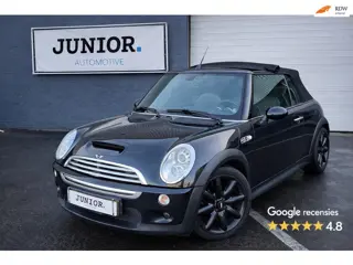Mini Mini Cabrio 1.6 Cooper S AUTOMAAT/LEDER/LAGEKM/LMV/STOELVERWARMING