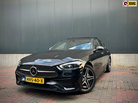 Mercedes-Benz C-klasse 300 e AMG Line * Burmester * Head-Up * 360 * Pano * Night * Trekhaak *