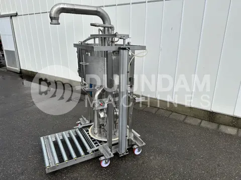 Murzan DUS-50M Hygiënisch lossysteem voor vaten, gemaakt van roestvrij staal, ontworpen voor het leg