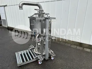 Murzan DUS-50M Hygiënisch lossysteem voor vaten, gemaakt van roestvrij staal, ontworpen voor het leg