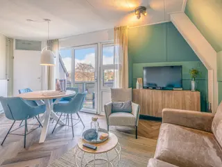 Modern ingericht appartement op loopafstand van het strand