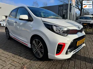 Kia Picanto 1.2 CVVT GT-Line 5deurs, clima, navi, cruise, xenon/led, elec pakket ,pdc, camera leder,