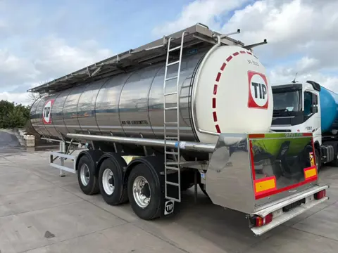 Feldbinder Tank trailer 34000L Food / Lebensmittel kammer Pumpe Heizung