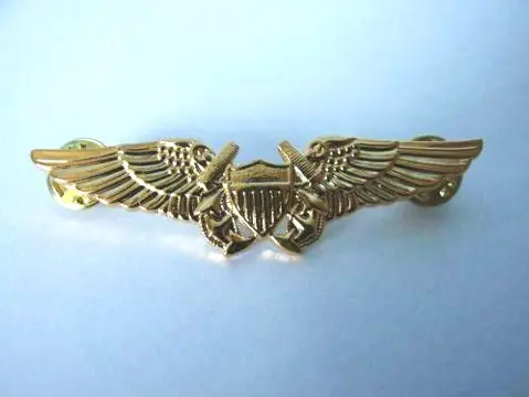 Embleem,Badge,US,Navy,USN,1e,Flight,Officer