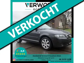 Audi A3 Sportback 1.6 FSI Attraction|1E EIGENAAR|CRUISE|NAP|NL-AUTO|BOEKJES|AIRCO|ONDERHOUDEN|2 KEYS