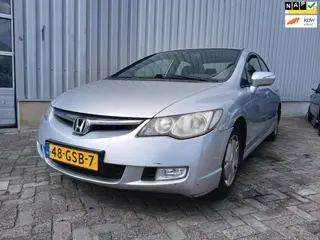Honda Civic 1.3 Hybrid - Airco - Leer - Motormanagement Brandt - Schade