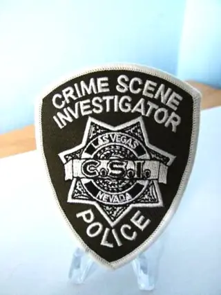 Embleem,Police,CSI,Crime,Scene,Investigator,Las Vegas,Nevada
