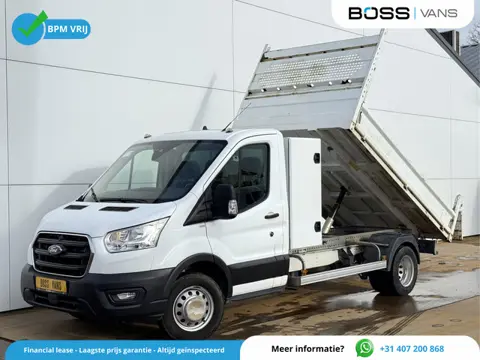 Ford Transit 2.0 TDCI 170PK Kipper Dubbellucht Airco Cruise Control Lane Assist Trekhaak Tipper Benn