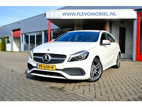 Mercedes-Benz A-klasse 180 Business Solution AMG Aut. Leder-Alcantara|Navi|LED|LMV|Sportstoelen