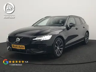 Volvo V60 T6 AWD Plus Dark LONG RANGE PHEV 350pk Dealer O.H. | Camera | Harman / Kardon | Lederen Sp