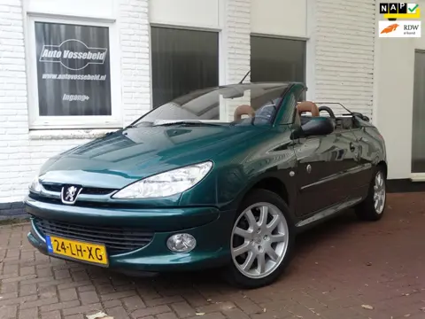 Peugeot 206 CC 1.6-16V Roland Garros Airco, Lederen bekleding