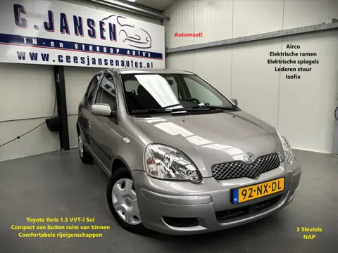 Toyota Yaris 1.3 VVT-i Sol Automaat!