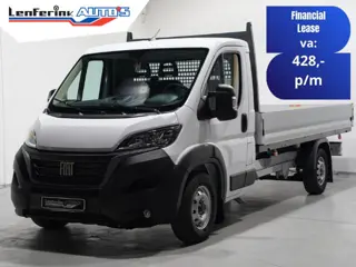 Fiat Ducato 2.2 MJet 140 pk L4 Pick Up / Open Laadbak  Airco, Cruise Control, 3-Zits, LxBxH 420x202x