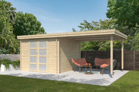 NIEUW Modern blokhut 3702EXT300