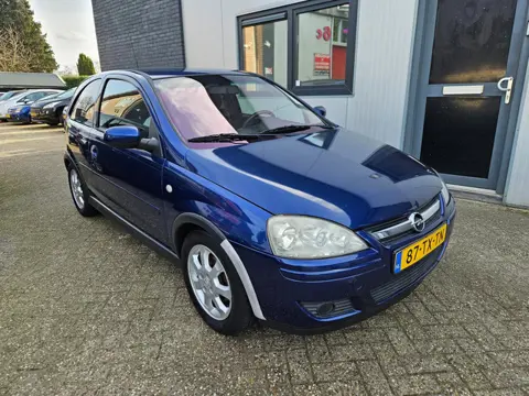 Opel Corsa 1.4-16V Silverline 2007 Blauw|Airco