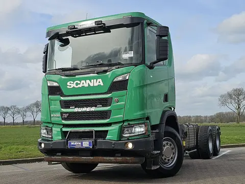 SCANIA R500 XT 6x4,full steel sprin