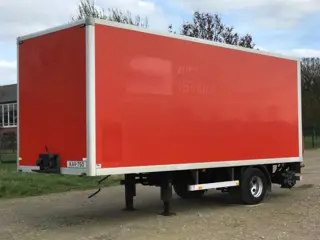 Pacton BE Oplegger Gesloten Trailer Bakwagen Koffer Box Laadklep 14 m3 gvw 7 ton