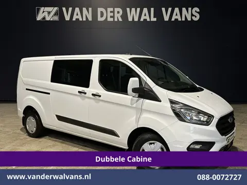 Ford Transit Custom 2.0 TDCI 131pk L2H1 Dubbele Cabine Euro6 Airco | 6-Zits | LED | Cruisecontrol | 