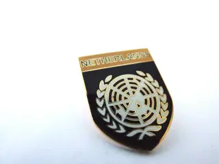Embleem,Pin,VN,UN,Unifil,Netherlands