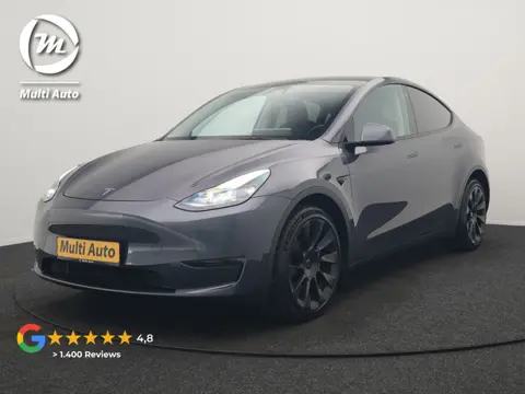 Tesla Model Y Long Range AWD 75 kWh 441pk SOH 92,3% | Full Self-Driving Capability | Panodak | Adapt