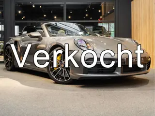 Porsche 992 911 Turbo S Cabriolet Burmester Ventilatie 911 3.8 Turbo S Cabriolet Carbon