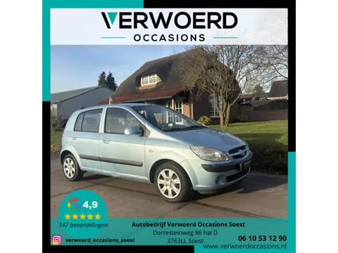 Hyundai Getz 1.4i Active Cool|ISOFIX|BLUETOOTH|AIRCO|ONDERHOUDEN|BOEKJES|NAP|NL-AUTO|2 KEYS|