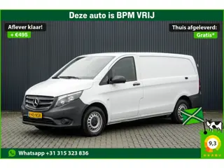 Mercedes-Benz Vito 116 CDI L2H1 | 160PK | Camera | Carplay | PDC | Cruise | Stoelverwarming | Airco