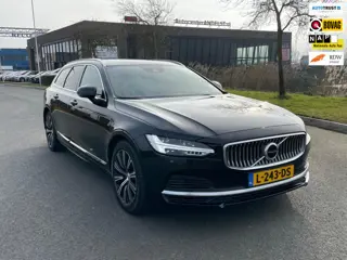 Volvo V90 2.0 T6 AWD Business Pro, Trekhaak, Acc, Cam, Pdc, Leder, Stoel-/stuurverw, 1e eig afk, Gee