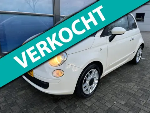 Fiat 500 1.2 Sport - bruin leder - airco