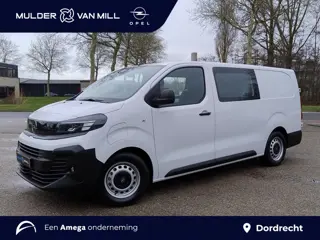 Opel Vivaro Electric L3 75 kWh DC 136pk | Dubbele Cabine | 5-persoons | NAVI | Multimedia | Apple Ca