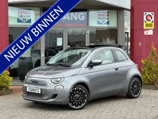 Fiat 500C La Prima 42 kWh | Leder | Camera | 17"LMV | ACC