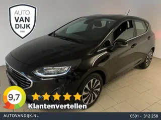 Ford Fiesta 1.0 EcoBoost Hybrid Titanium X 125PK MILD HYBRID AIRCO NAVI CRUISE APPLE CARPLAY VELGEN 