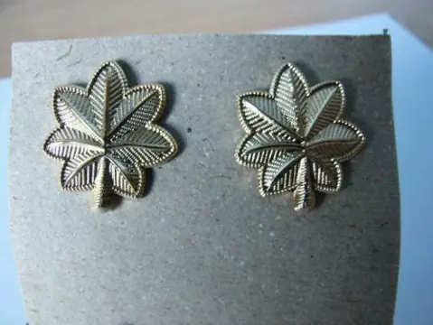 Embleem,Set,Rang,Majoor,US,Army