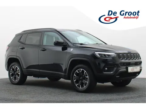 Jeep Compass 4xe 240 Plug-in Hybrid Electric Trailhawk Leder/Stof, Camera, ACC, Apple Carplay, Virtu