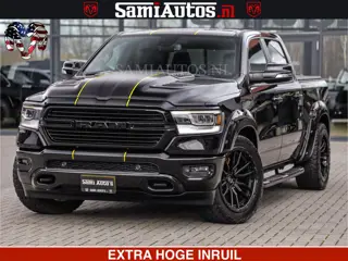 Dodge Ram 1500 HULK | 5.7 V8 | STRIPING | LUCHT VERING | LARAMIE SPORT BLACK ON BLACK | MEGA DIK | C