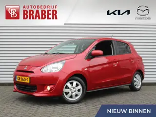 Mitsubishi Space Star 1.0 CVT Bright | Automaat | 14" LM | Trekhaak met fietsendrager | Clima | Priv