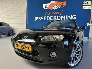 Mazda MX-5 1.8 Exclusive Cabriolet,bj.2008,kleur:zwart ! Leder,Climate,Sportvelgen,APK 06/2026 en NA