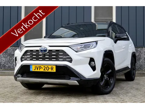 Toyota RAV4 2.5 Hybrid Black Edition Rijklaarprijs-Garantie Panorama dak Led 360 Camera Airco Leder/