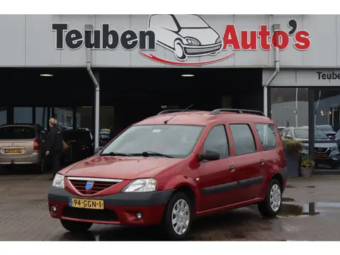 Dacia Logan MCV 1.6-16V Lauréate 7p. Airco, 7 Persoons, Elektrische ramen, Trekhaak