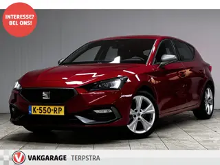 SEAT Leon 1.0 TSI FR/ Virtual Cockpit/ 17'' LMV/ LED koplampen/ Sportstoelen/ Apple + Android/ Zwart