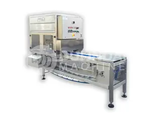 PND DE-CALYX ontkroonmachine voor de verwerking van aardbeien en radijsjes