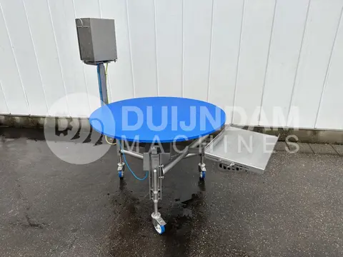 Marvu draaitafel RVS draaitafel PP top 125 cm