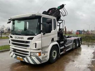 Scania P370 8x2 Hooklift Truck (bj 2016)