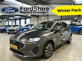 Ford Fiesta EcoBoost Hybrid 125 pk Titanium | Winter Pack | LED | Apple Carplay | Clima | Cruise | 1