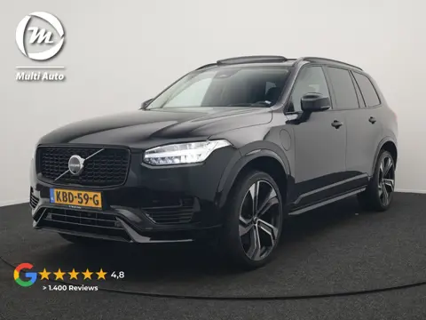 Volvo XC90 T8 Recharge AWD Ultimate Dark PHEV LONG RANGE 455pk 7 Persoons | Trekhaak af Fabriek | Pa